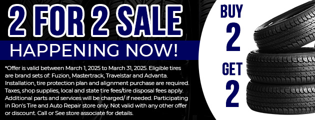 Buy Two Tires - Get Two